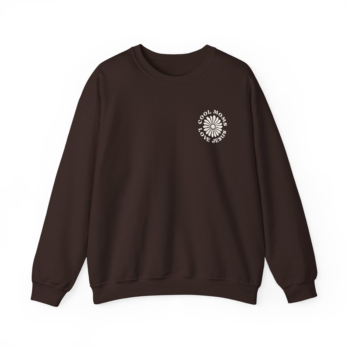 Cool Moms love Jesus | 50/50 crewneck