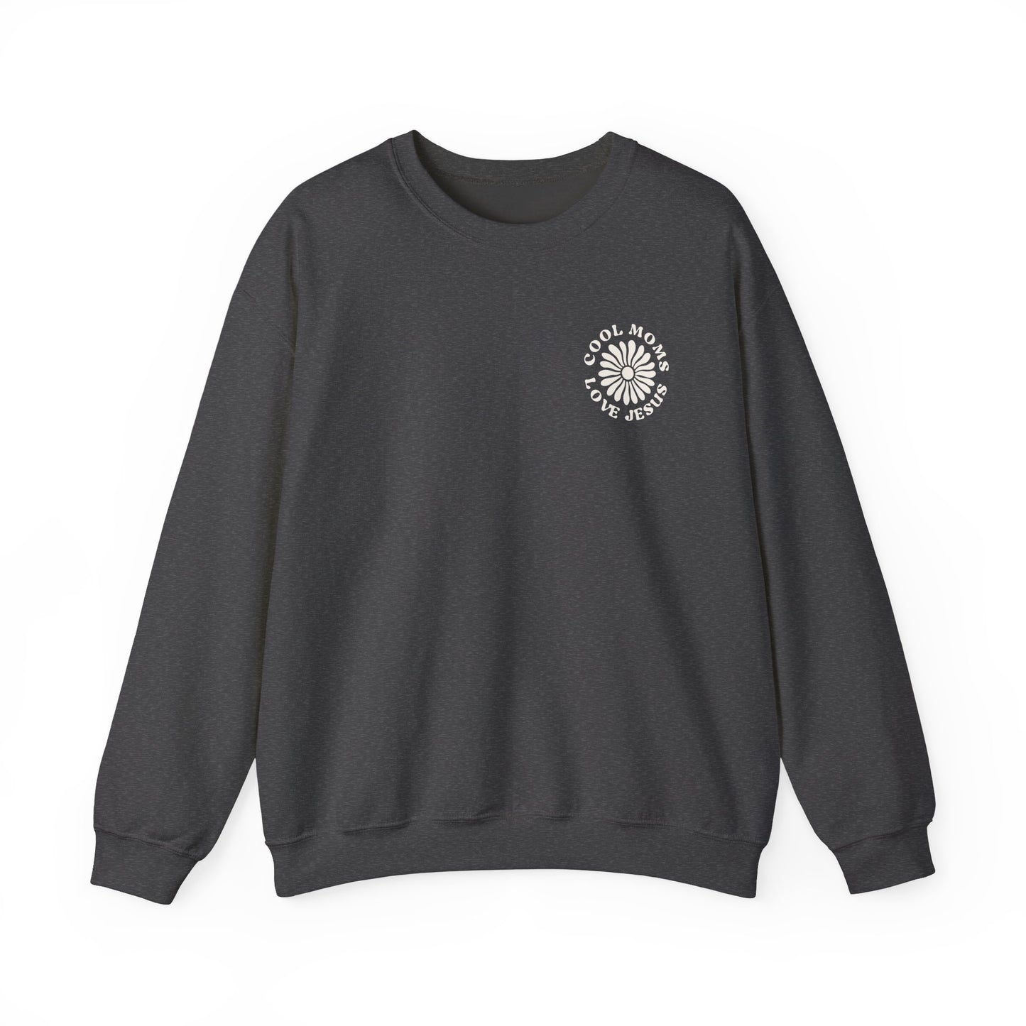 Cool Moms love Jesus | 50/50 crewneck