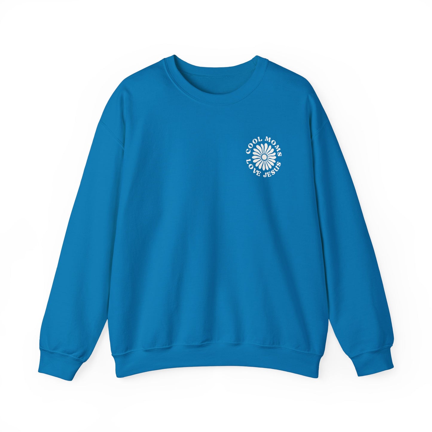 Cool Moms love Jesus | 50/50 crewneck