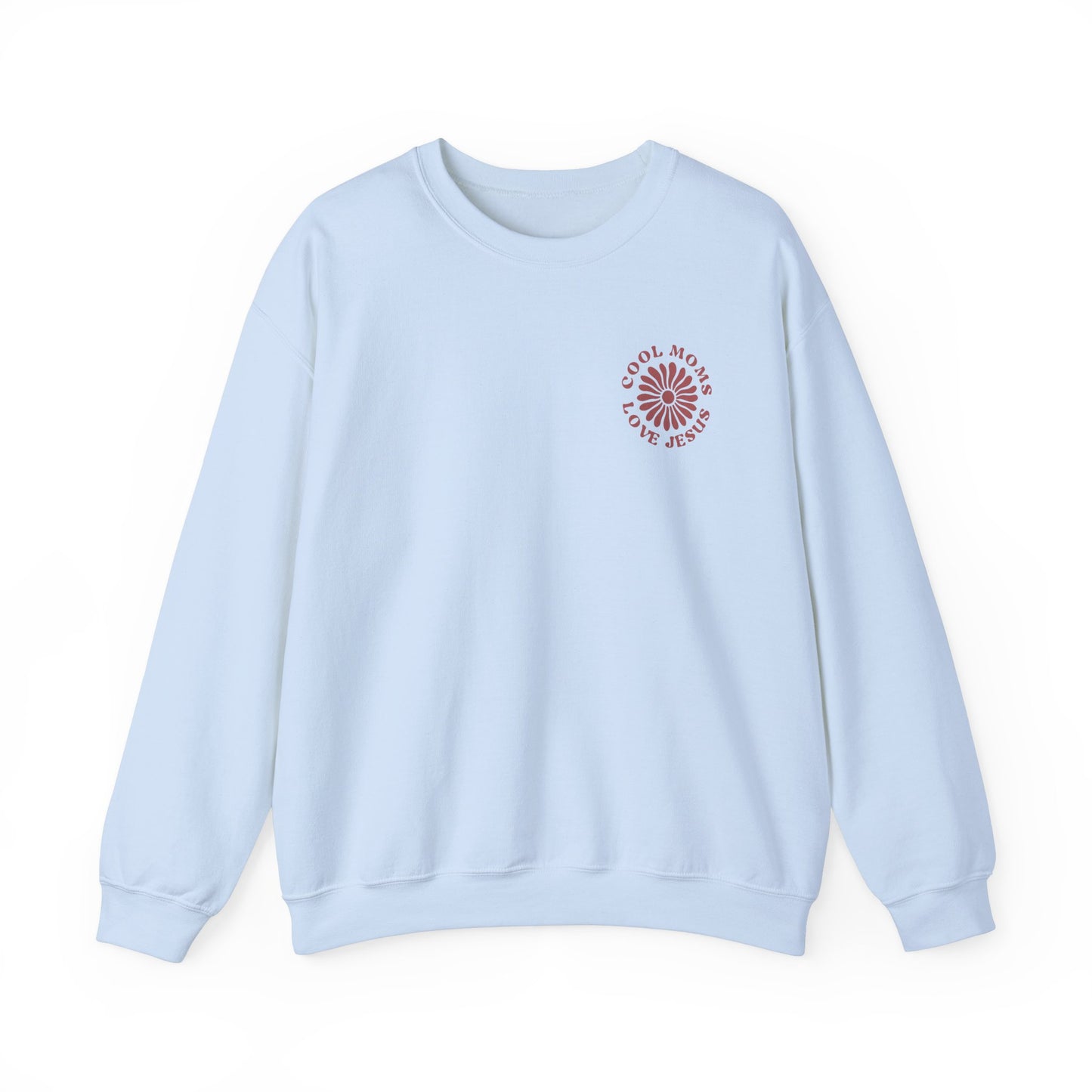 Cool Moms love Jesus | 50/50 crewneck