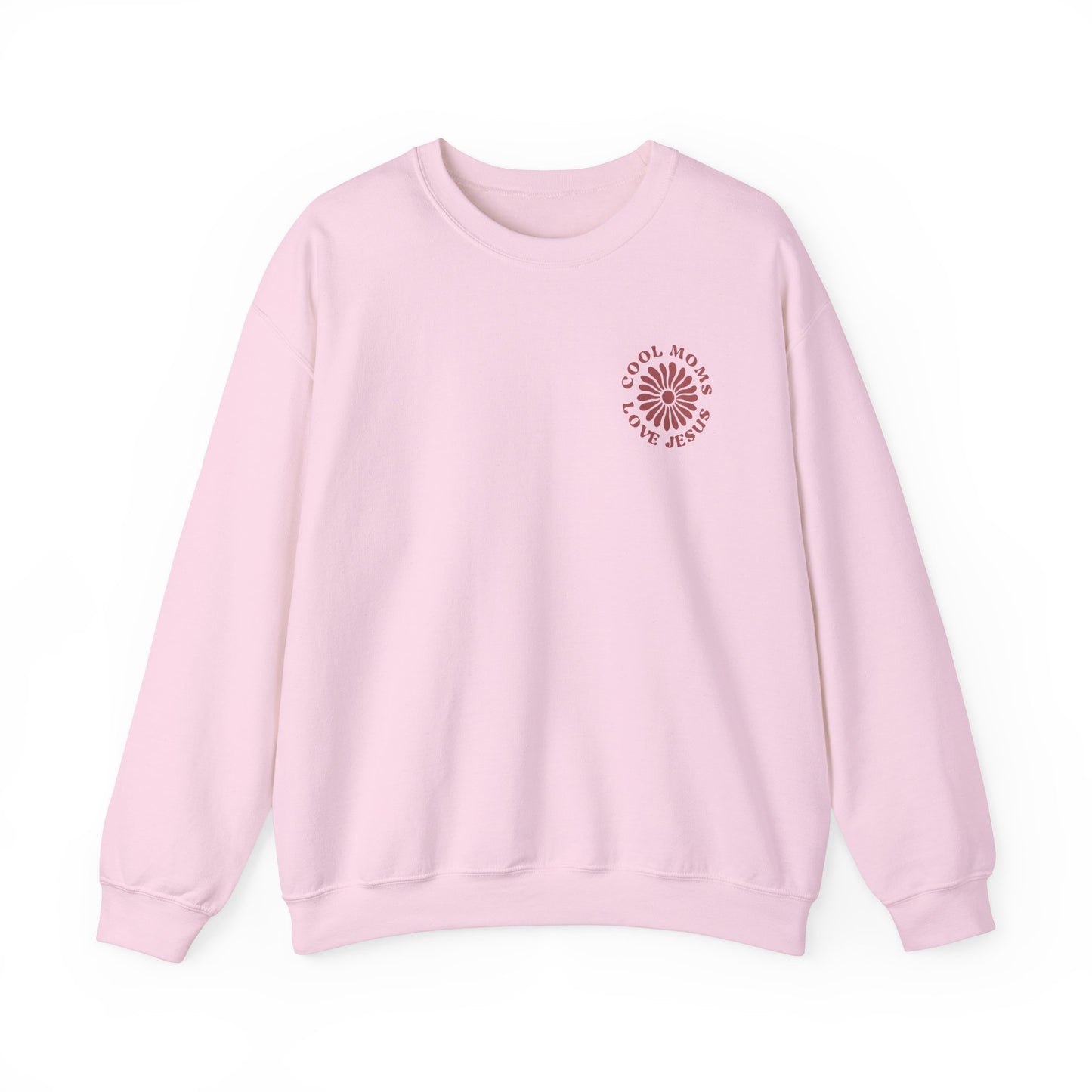 Cool Moms love Jesus | 50/50 crewneck