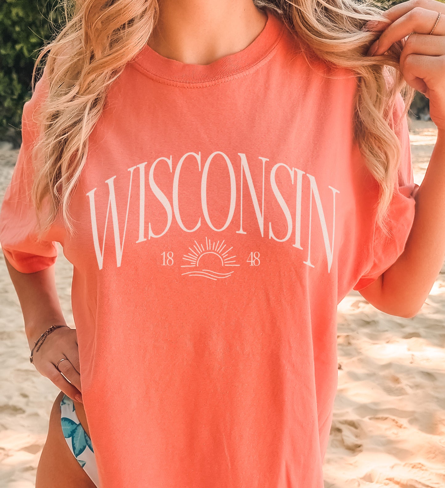 Vintage Wisconsin | Comfort Colors tee