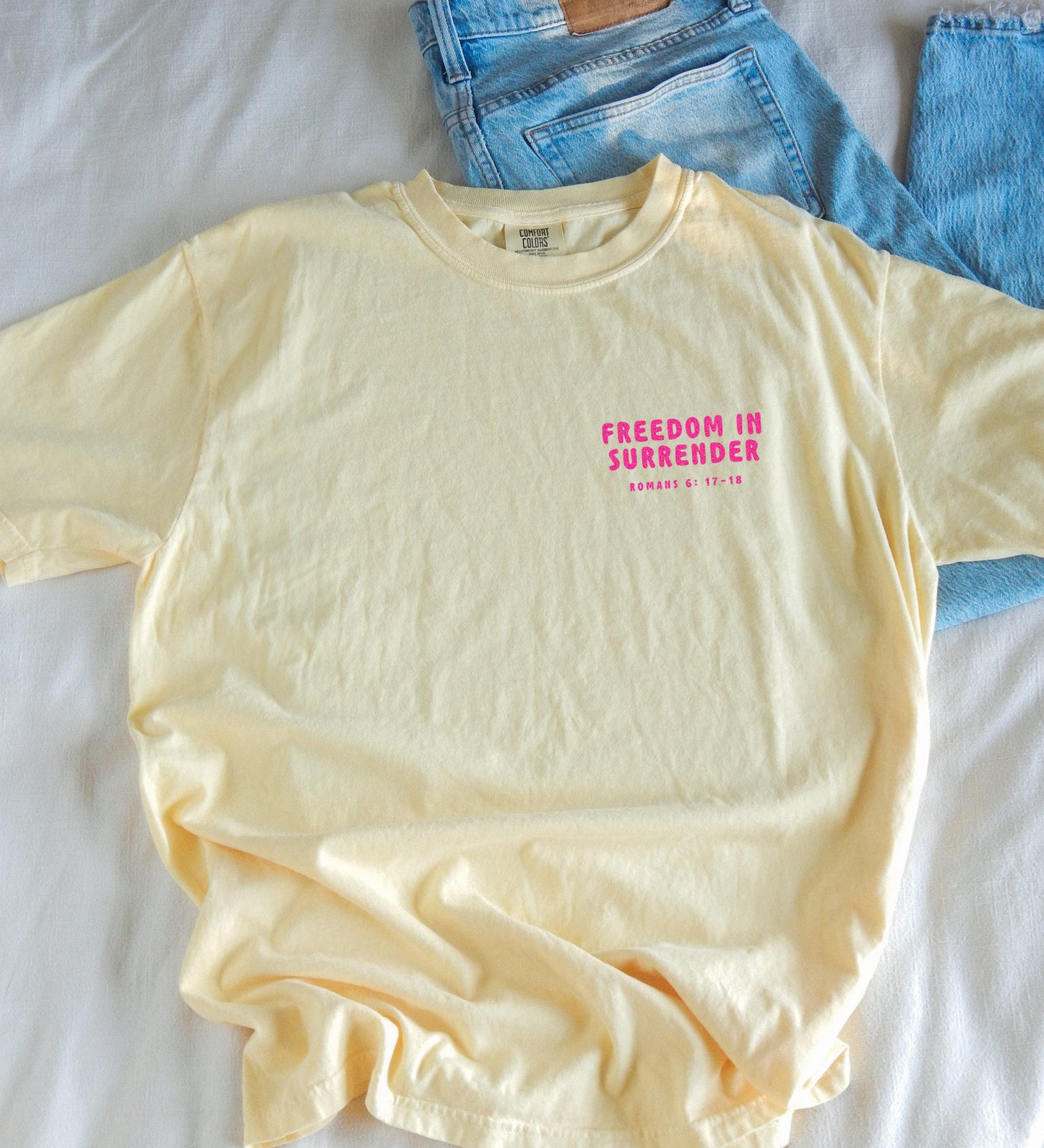 Freedom in Surrender | Comfort Colors tee