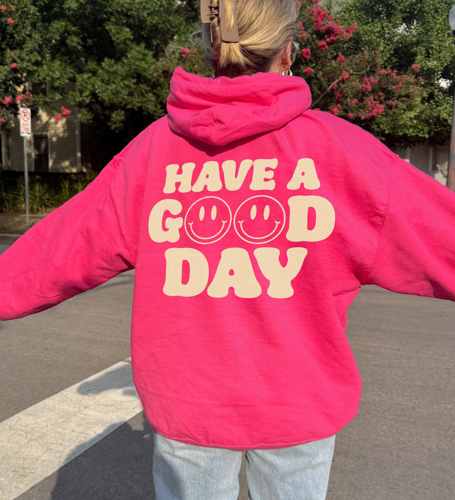 Have a good day - SMILEY | 50/50 hoodie