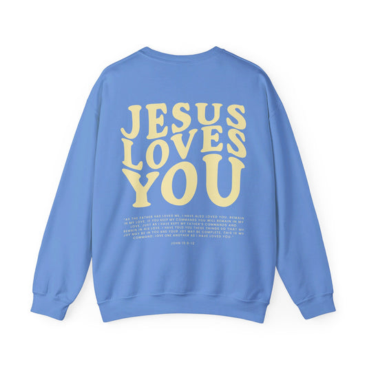 JESUS LOVES YOU | 50/50 crewneck