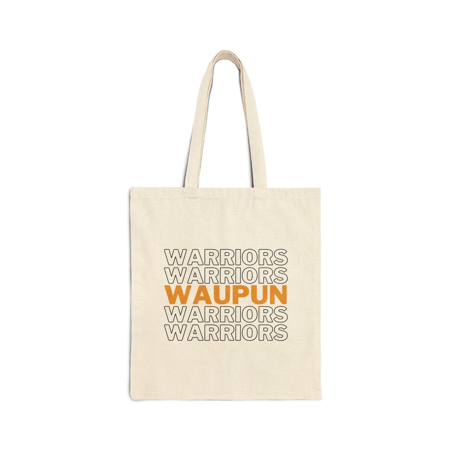 Waupun Warriors Canvas Tote Bag