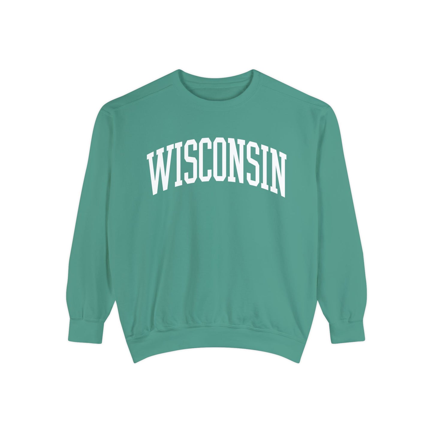 Wisconsin varsity | Comfort Colors crewneck