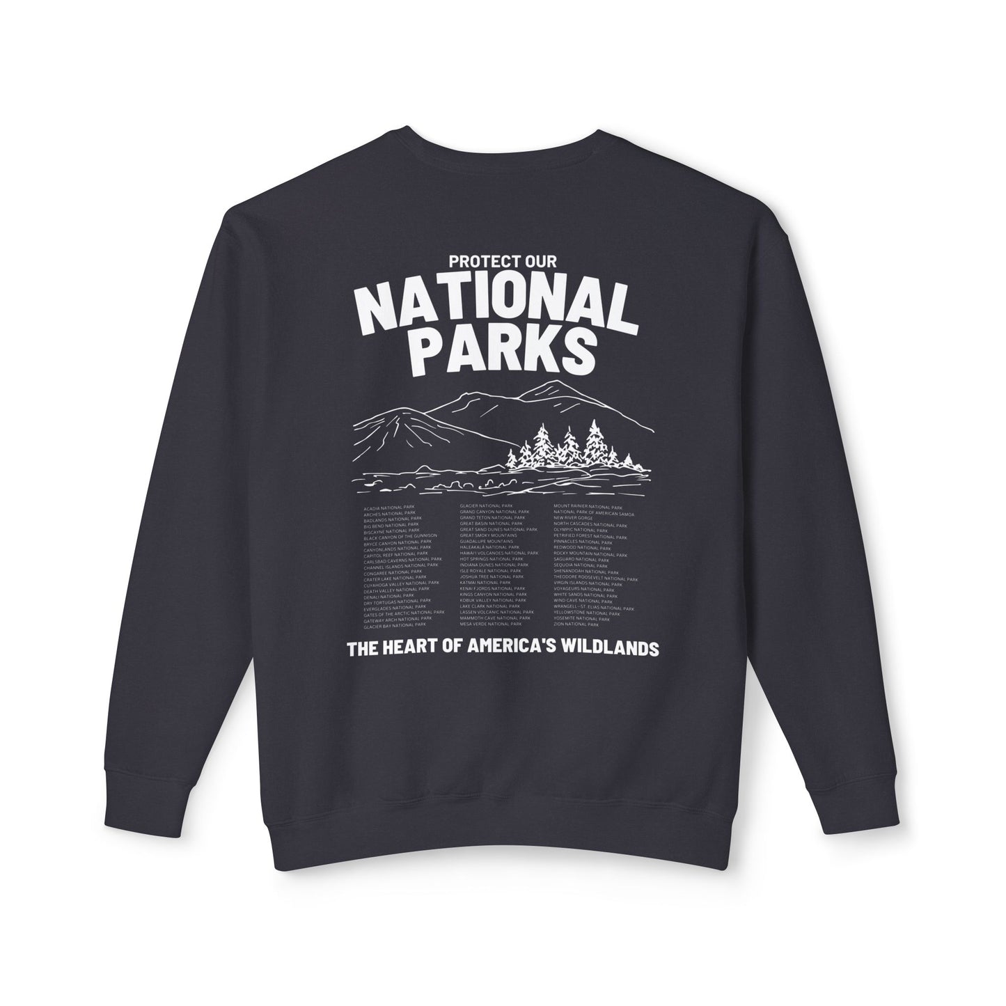 Protect our National Parks | Comfort Colors lightweight crewneck