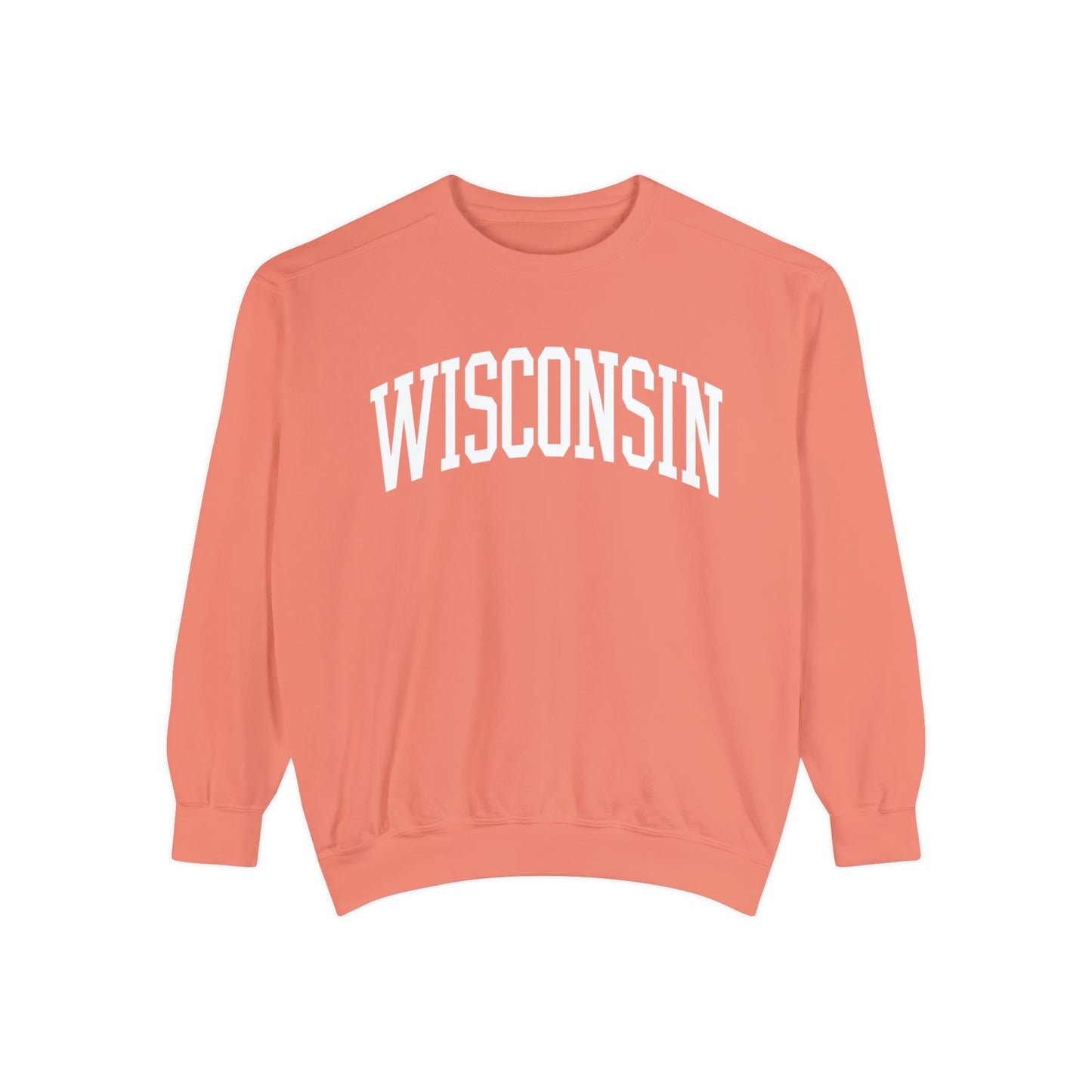 Wisconsin varsity | Comfort Colors crewneck