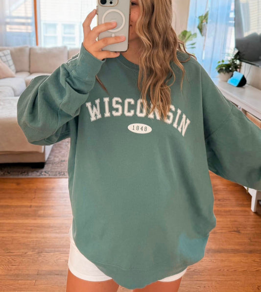 Wisconsin Athletic | Comfort Colors crewneck
