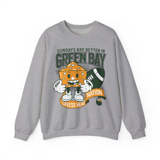 Sundays are better in Green Bay | 50/50 crewneck