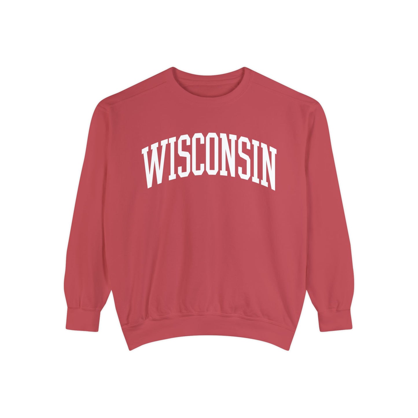 Wisconsin varsity | Comfort Colors crewneck