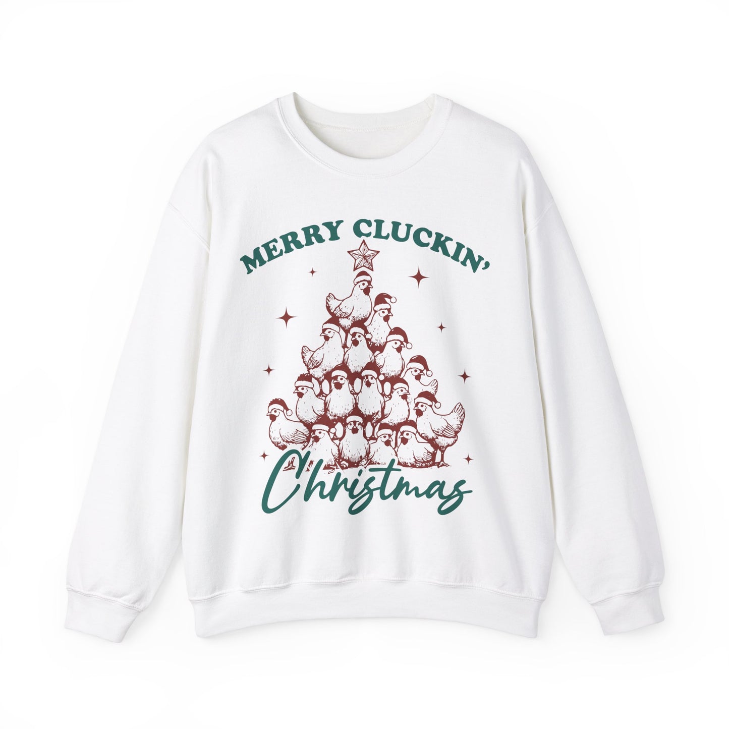 Merry Cluckin' Christmas crewneck