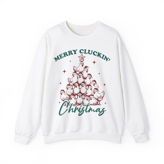 Merry Cluckin' Christmas crewneck