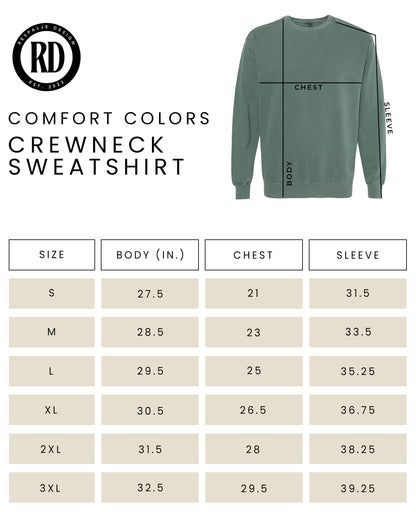 Good Vibes club | Comfort Colors crewneck