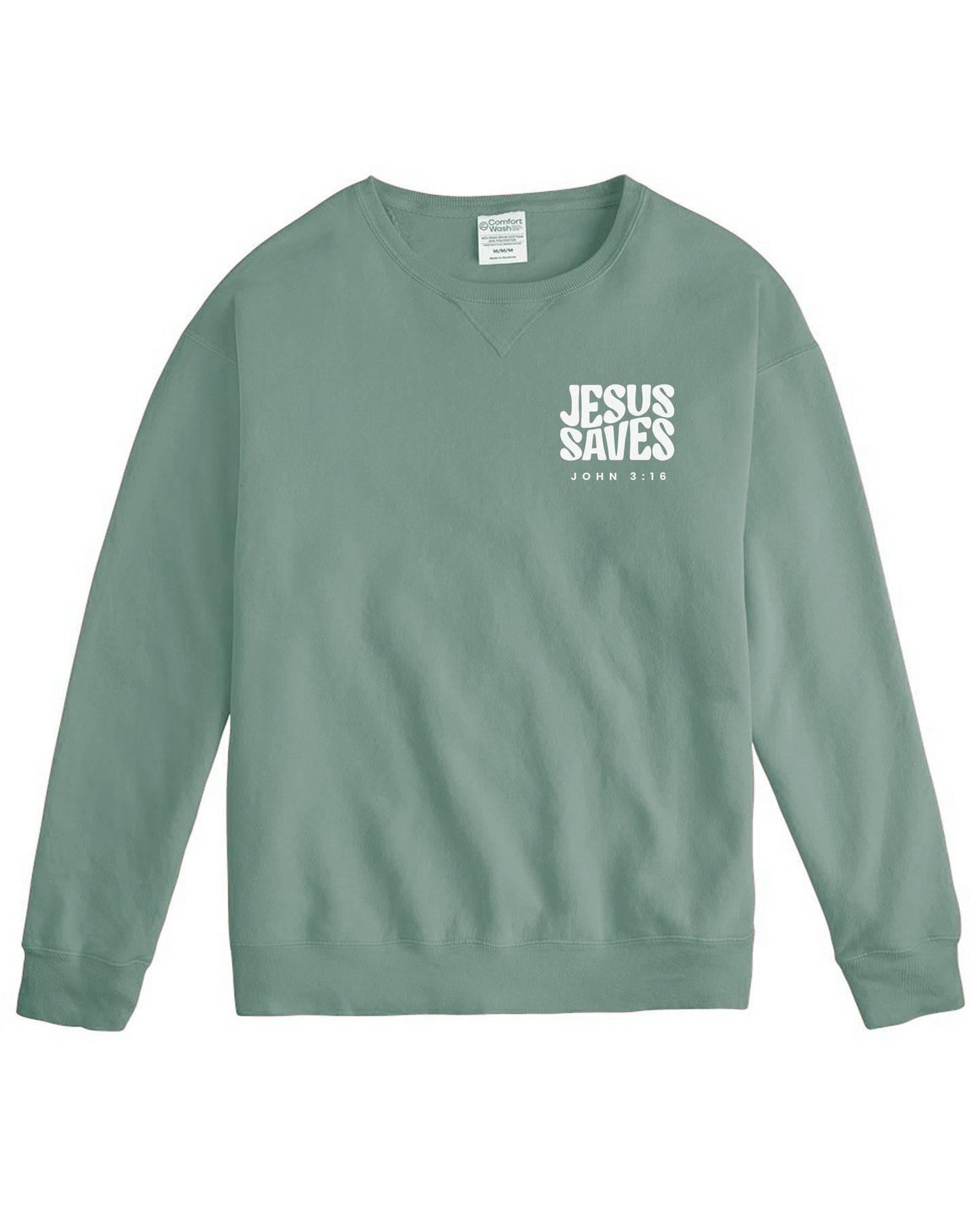 JESUS SAVES | ComfortWash crewneck