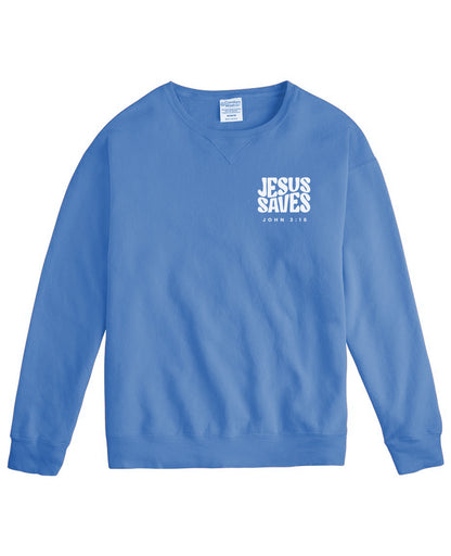 JESUS SAVES | ComfortWash crewneck