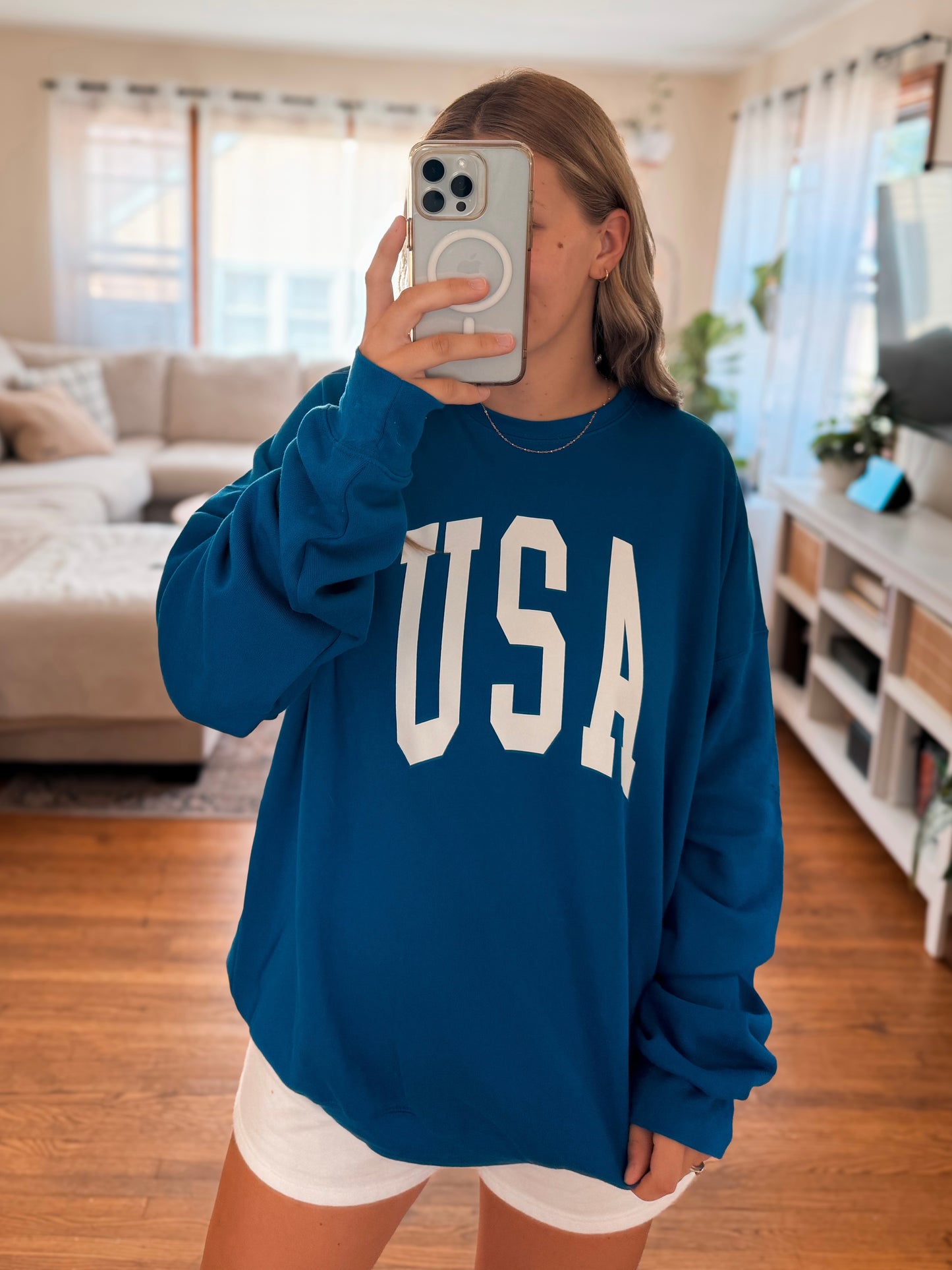 USA Varsity | sponge fleece crewneck