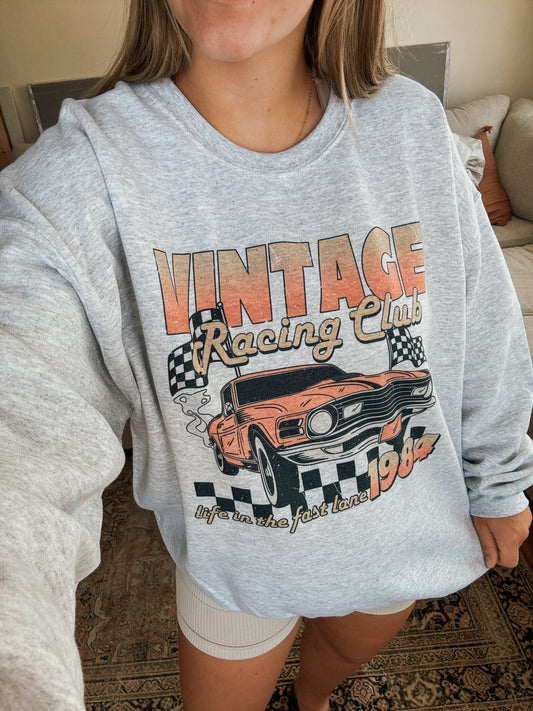 Vintage Racing club | 50/50 crewneck