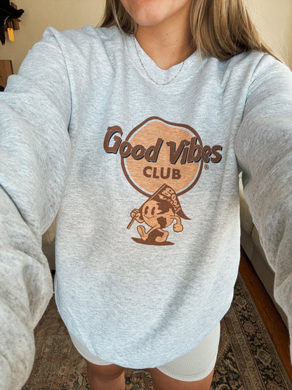 Good Vibes club | 50/50 crewneck