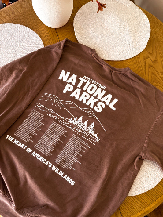 Protect our National Parks | Comfort Colors lightweight crewneck