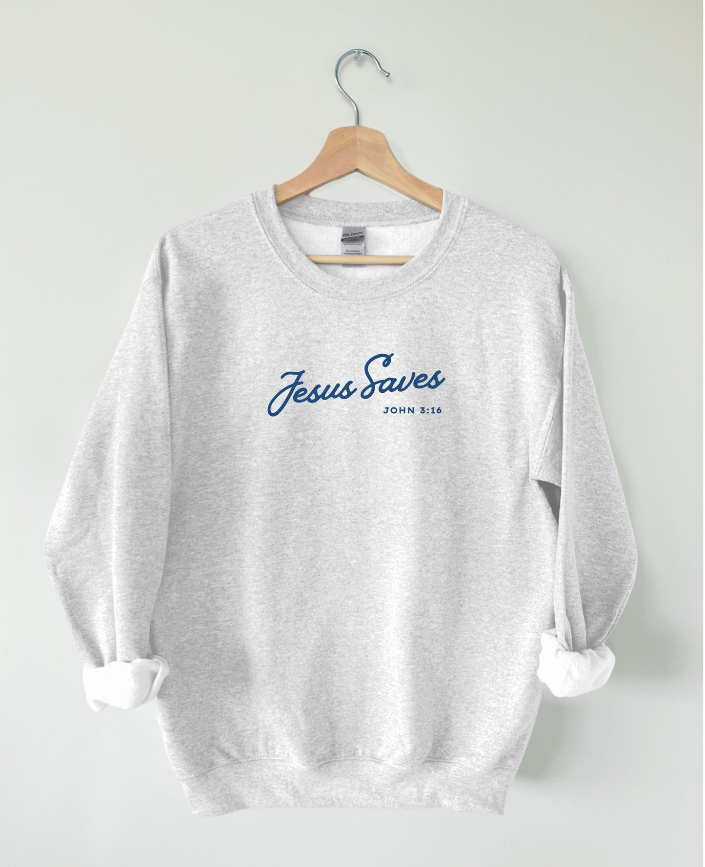 Jesus Saves crewneck