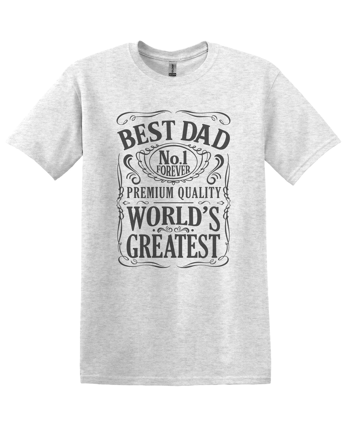 Best Dad, Jack Daniels Premium quality - Father's Day t-shirt