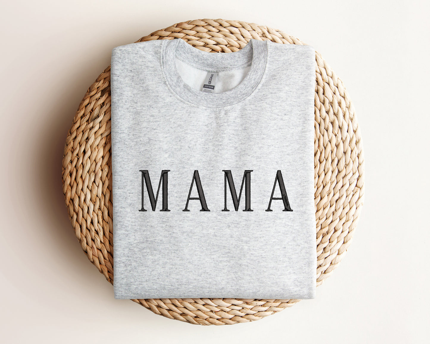 Embroidered Mama crewneck