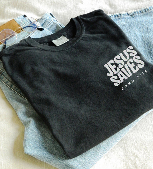 JESUS SAVES | Comfort Colors tee