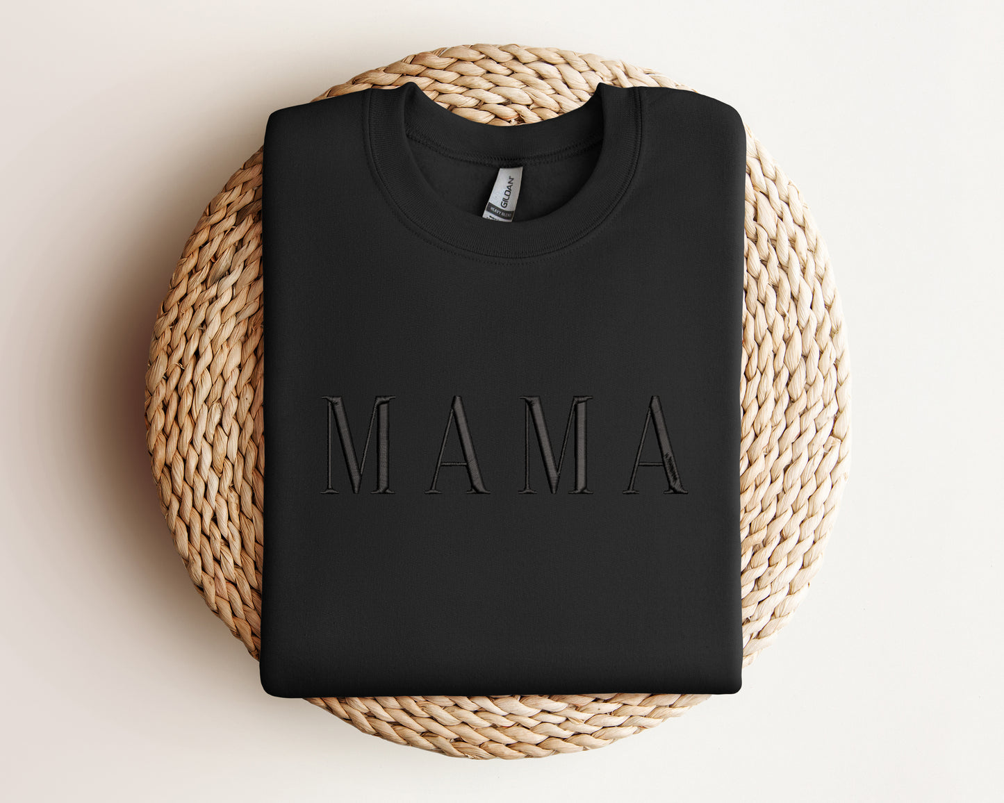 Embroidered Mama crewneck