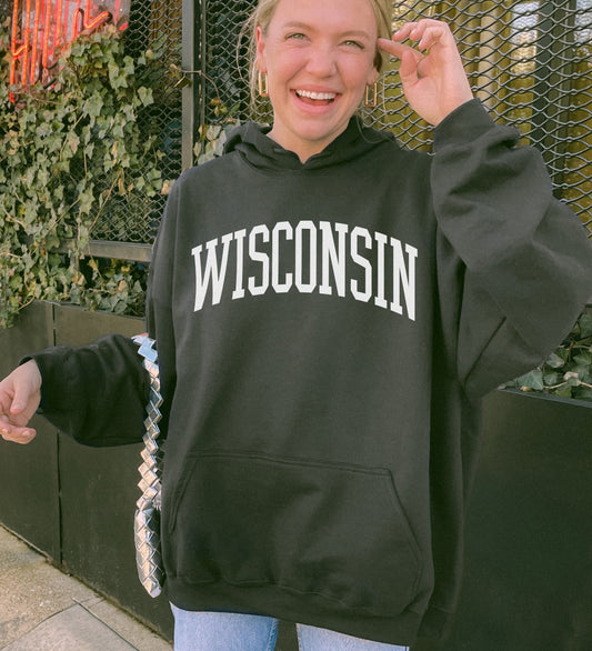 Wisconsin Varsity | 50/50 hoodie