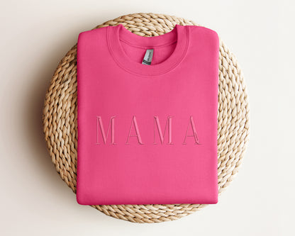 Embroidered Mama crewneck