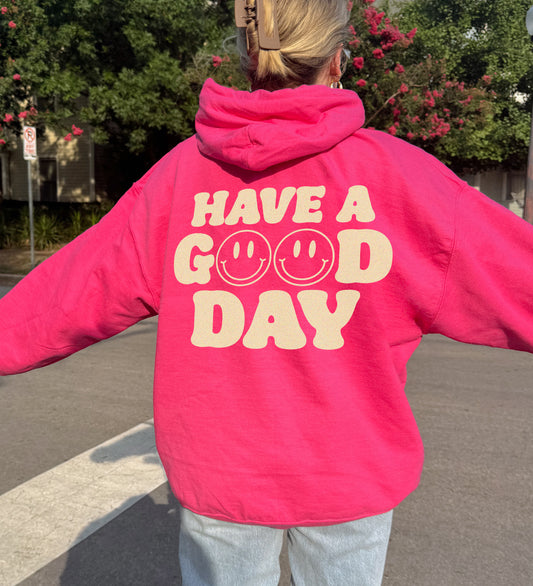 Have a good day - SMILEY | 50/50 hoodie