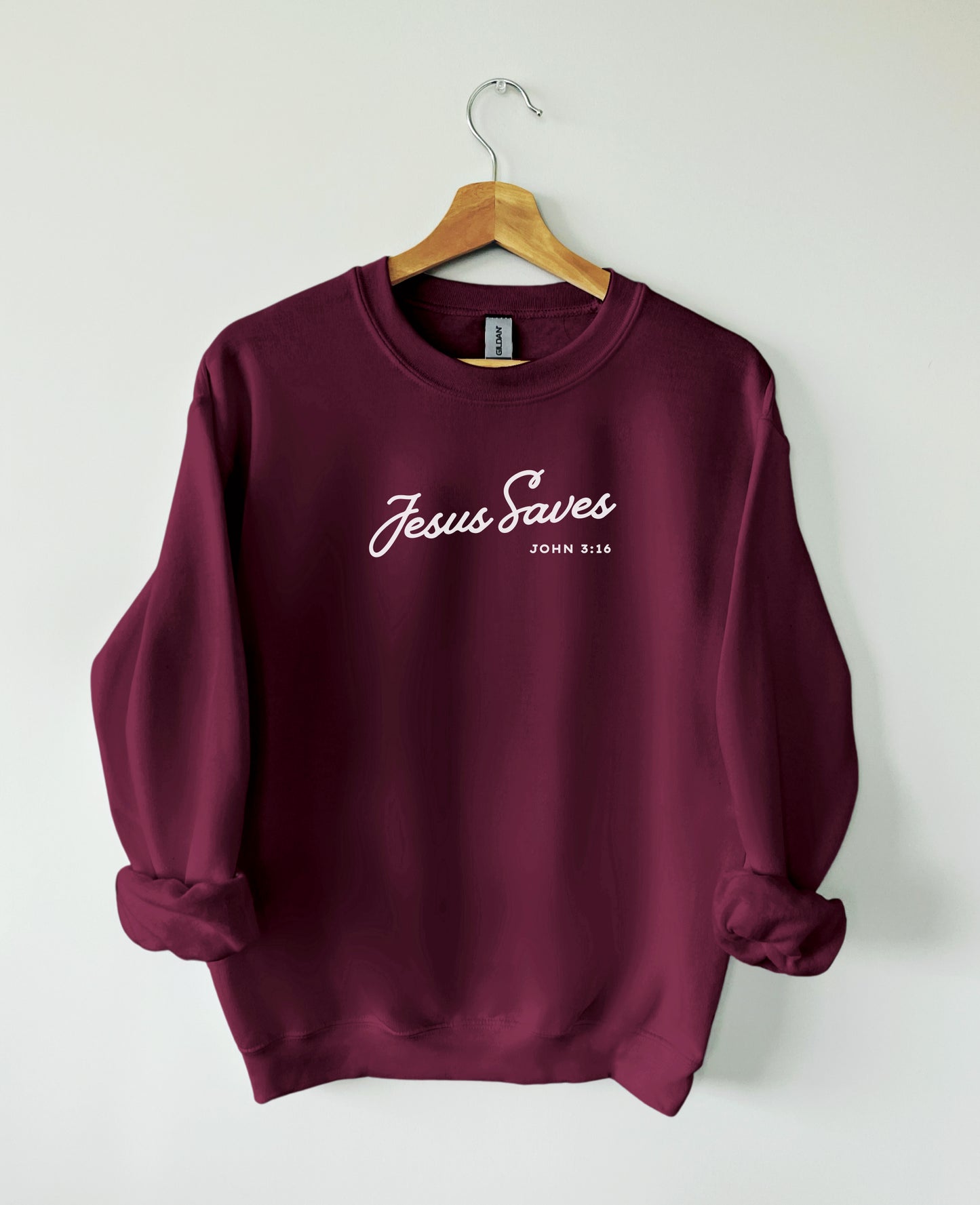 Jesus Saves crewneck