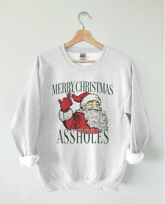 Merry Christmas Assholes crewneck - Version 2