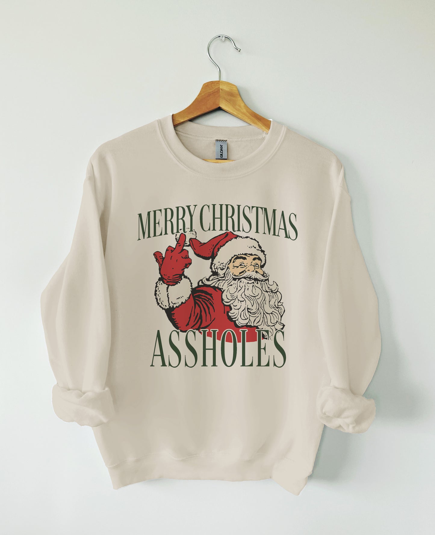 Merry Christmas Assholes crewneck - Version 2