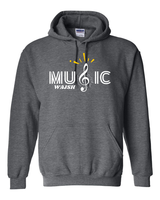 MUSIC hooded sweatshirt