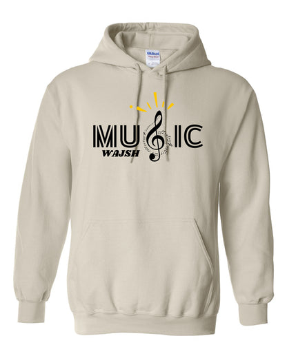 MUSIC hooded sweatshirt