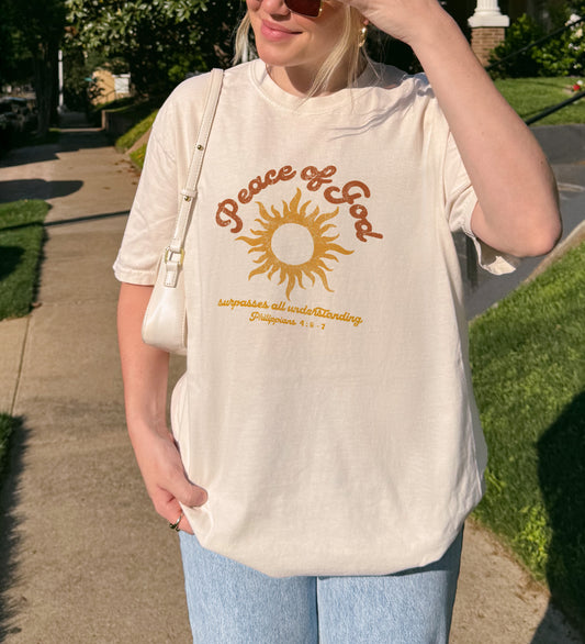 Peace of God Surpasses all Understanding | Comfort Colors tee