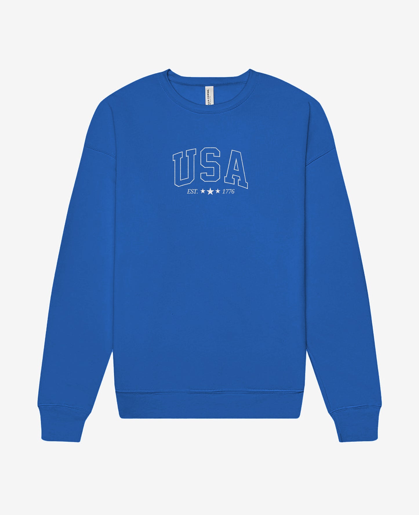 Embroidered USA crewneck