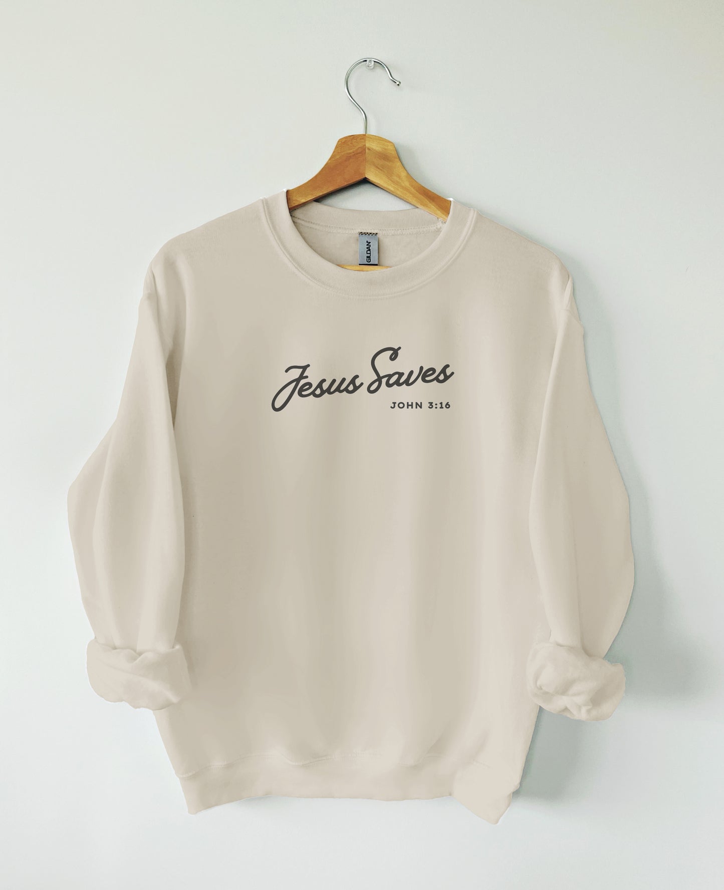 Jesus Saves crewneck