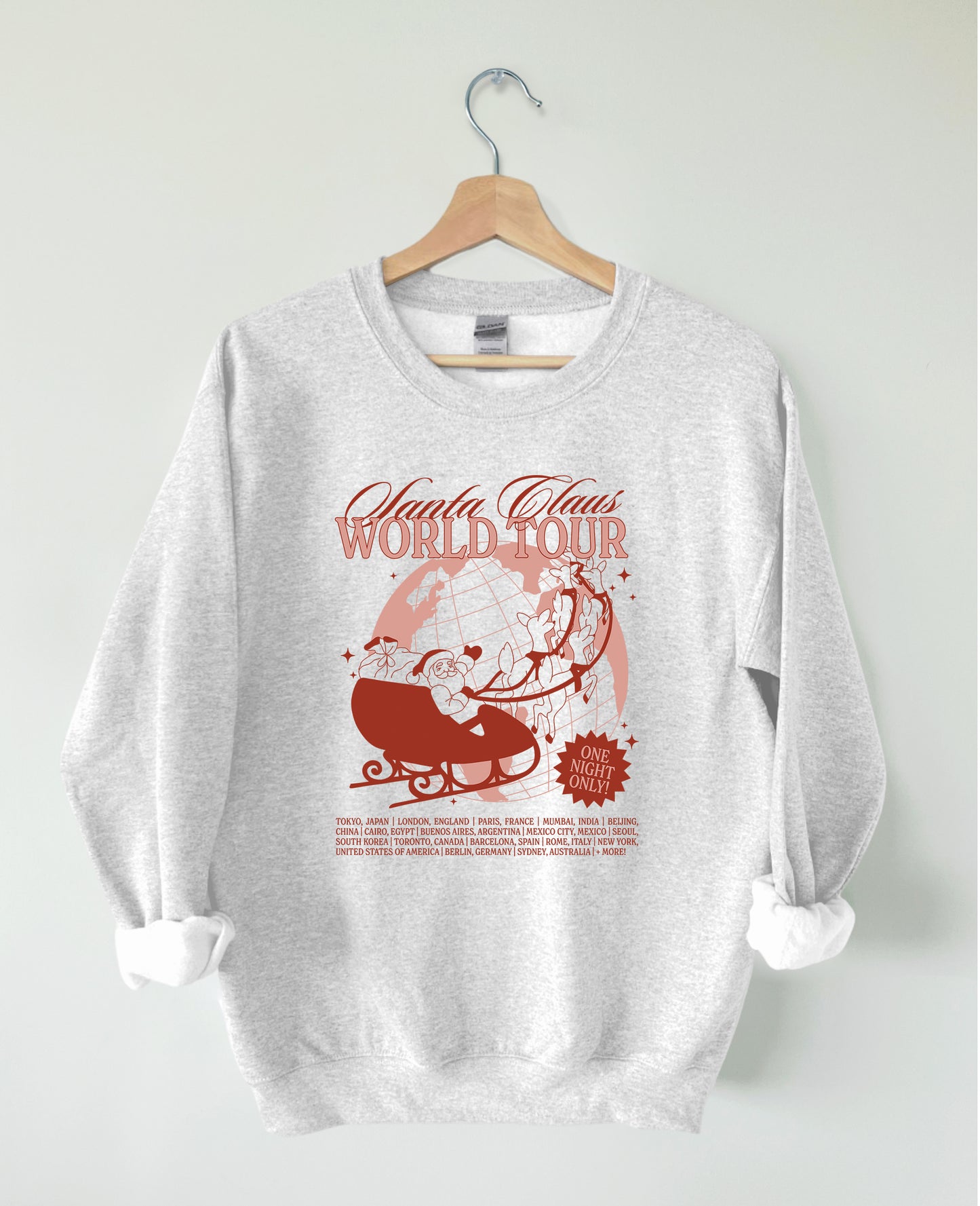 Vintage Santa World Tour crewneck