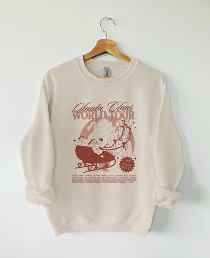 Vintage Santa World Tour crewneck