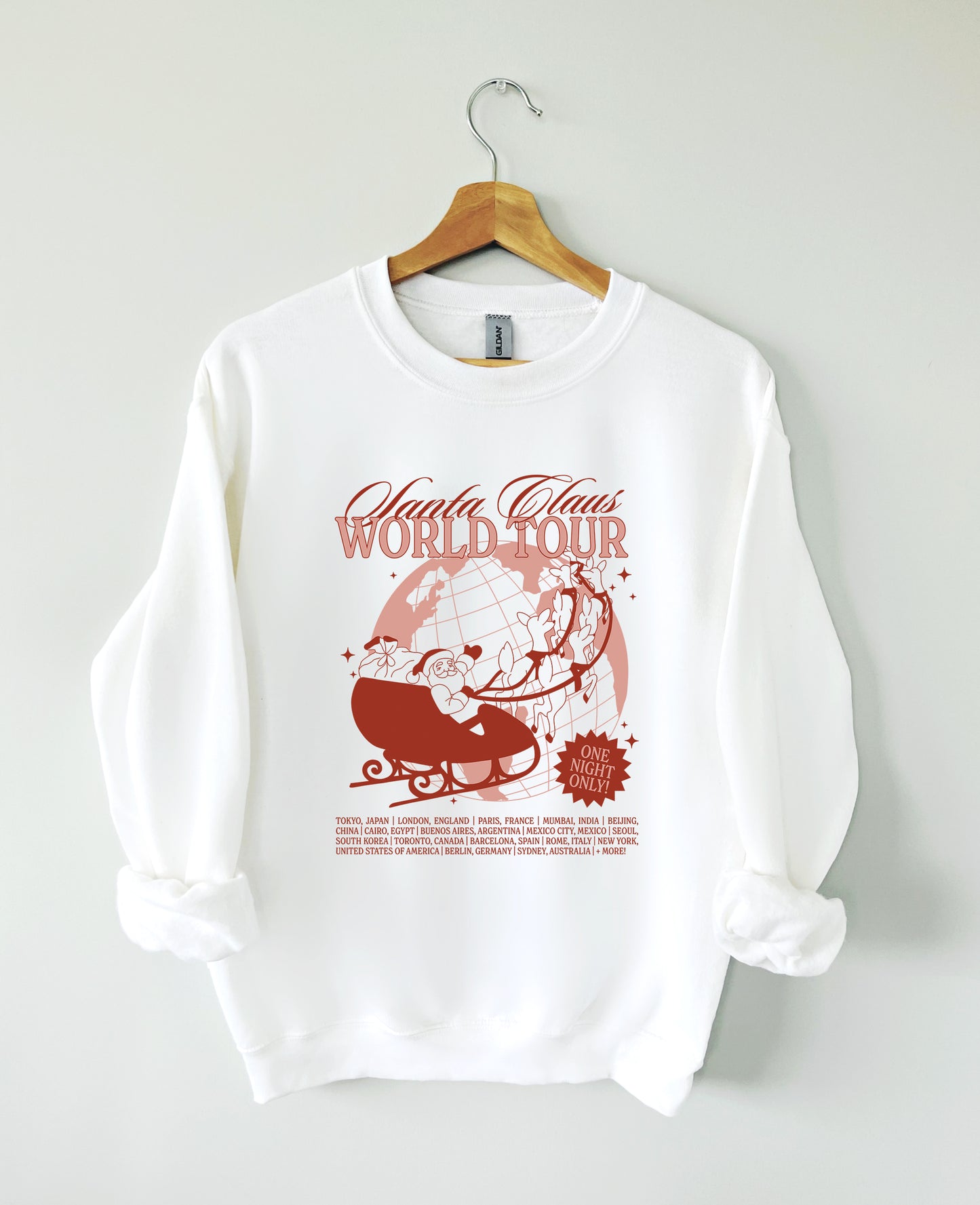 Vintage Santa World Tour crewneck