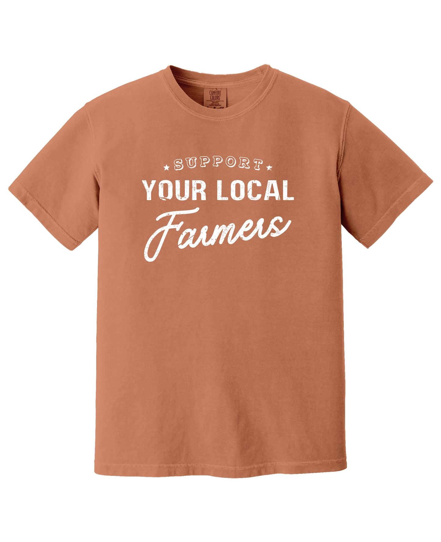 Support your local farmers t-shirt